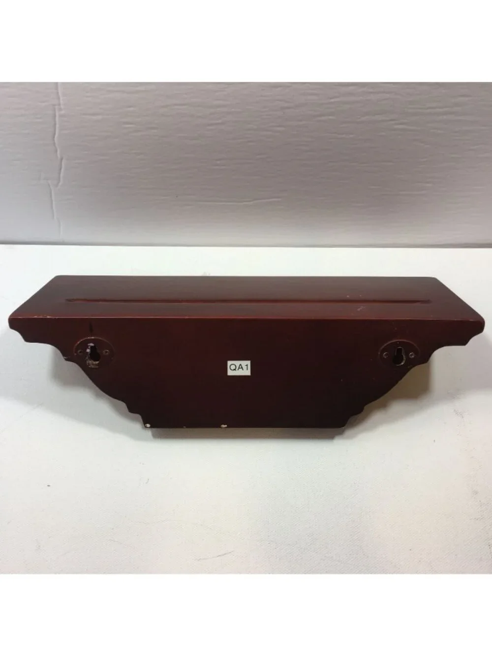 Set Of 4 Decorative Wooden Corbels Dark Cherry Finish Shelving Wall Accents